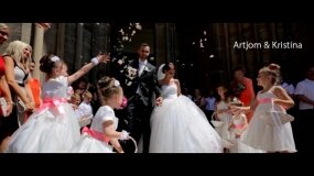 eventweddingdrone-video, Kristina & Artjom. Hochzeit in Deutschland! - (Germany) Frankfurt am Main Slezovskiy Andrey, Hessen